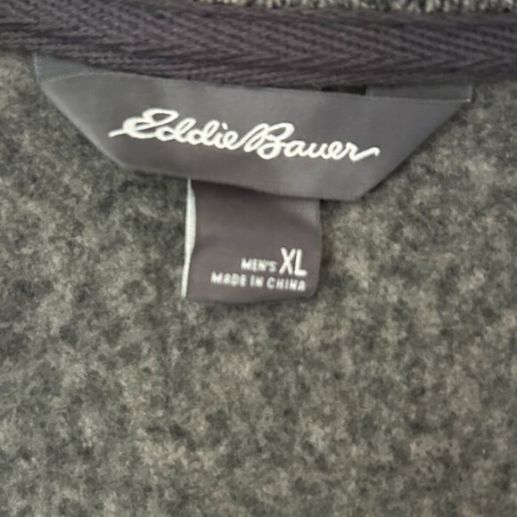 Eddie Bauer Men's Radiator Fleece Snap-Front Pullover Sweatshirt Size XL Outdoor - Picture 3 of 13